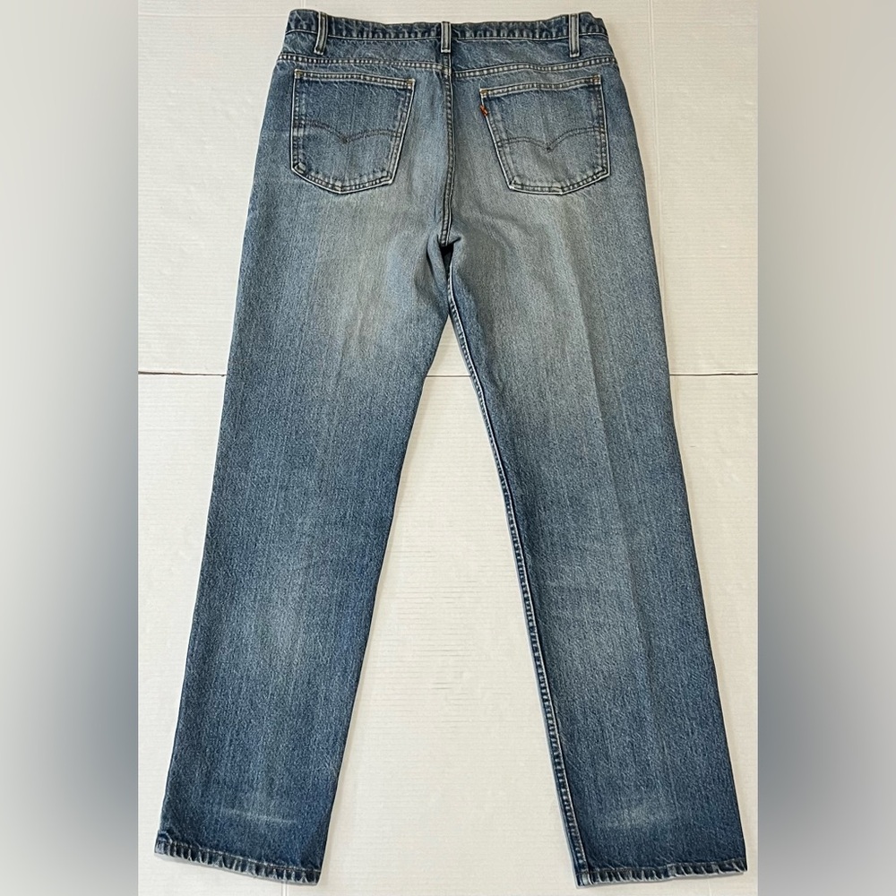 Vintage Levis 505 Orange Tab Jeans Usa Men 38x34 90s Straight Leg